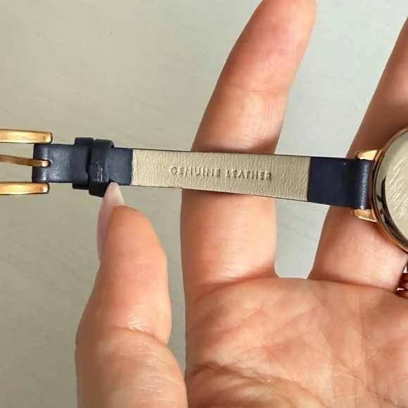 Kate Spade Navy Blue + Rose Gold Watch - Picture 4 of 6